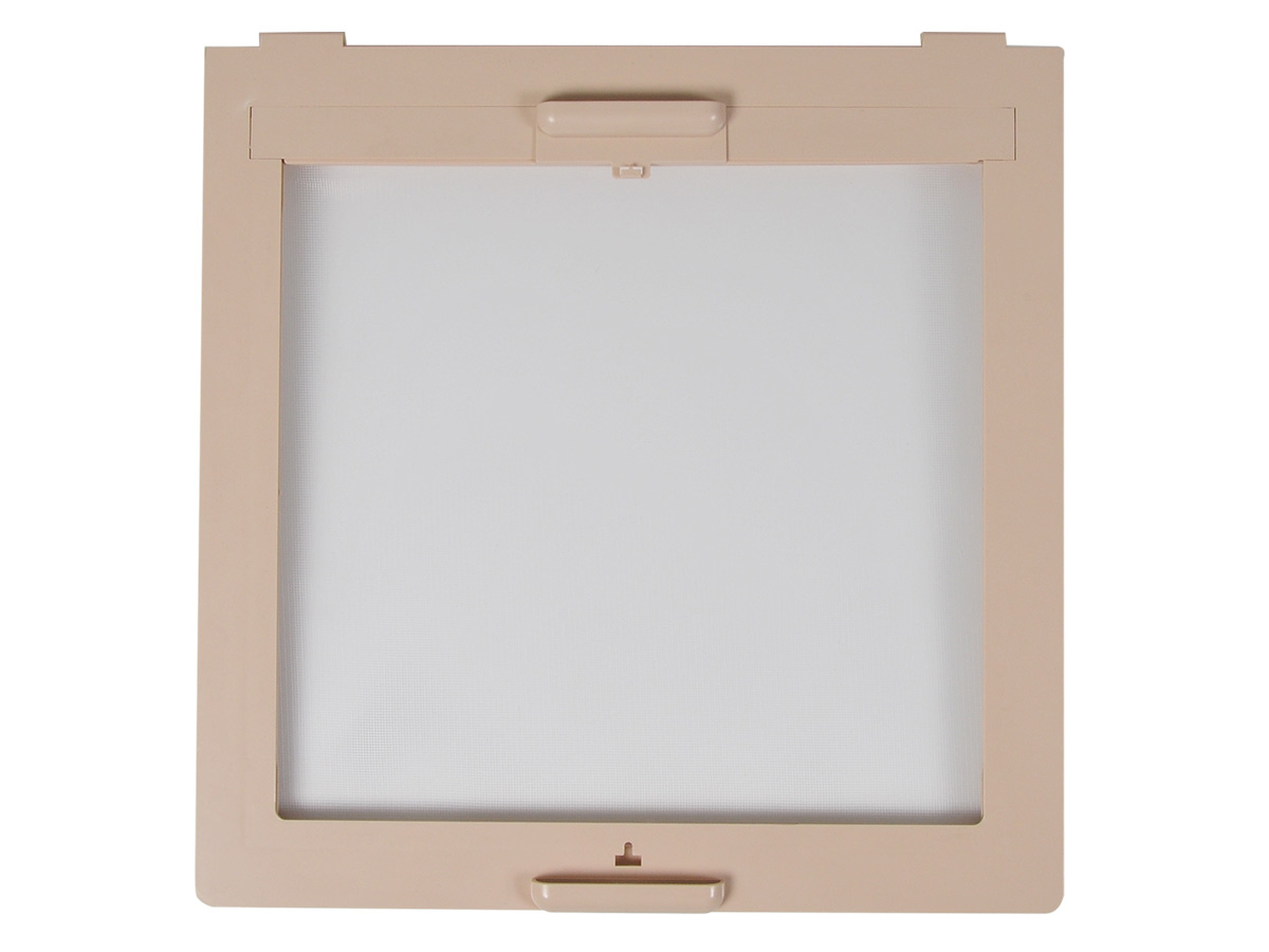 Rahmen mit Fliegengitter und Verdunkelung – Beige