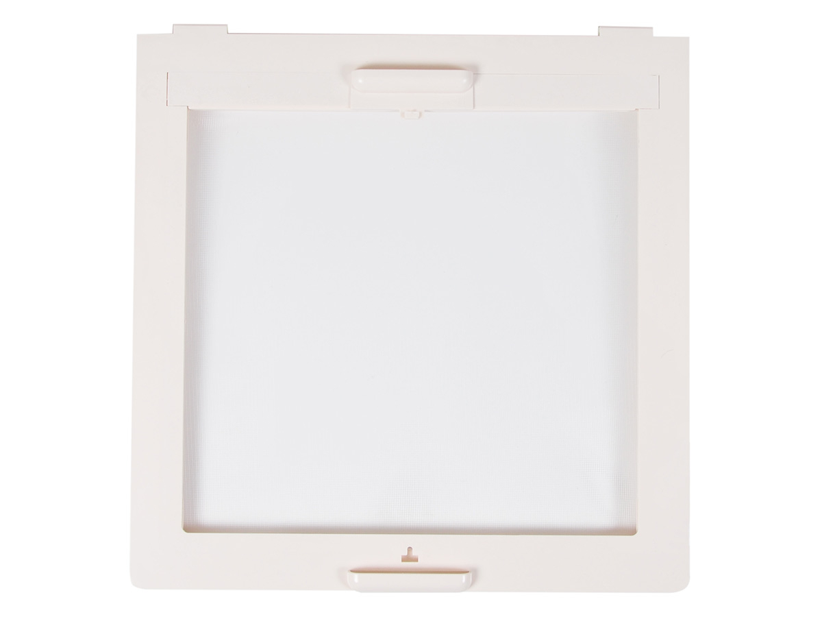 Rahmen mit Fliegengitter und Verdunkelung – White